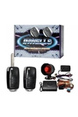 Inwells 12 V Oto Alarm Sistemi Sustalı Kumandalı - 1