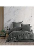 Zebra Casa Toscana Nakışlı Pike Seti Antrasit Standart - 1