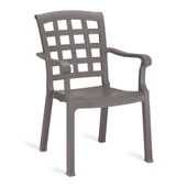 Papatya Pasha Koltuk - 1. Kalite Plastik Bahçe Balkon Koltuğu - 1