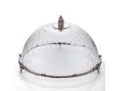 LAMEDOR CAM DEKORATIF KAPAKLI STAND GÜMÜŞ 30X30X16 CM - 1