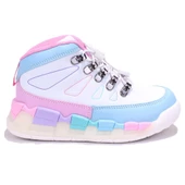 Vicco Ellen 946F24K417 Beyaz Ortopedik Günlük Işıklı Kız Çocuk Spor Bot - 2