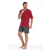 Pierre Cardin 5560 5'li Çeyizlik Röbdoşambır Erkek Pijama Takım - 6
