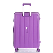MÇS 3lü Set Kırılmaz Silikon Seyahat Valizi Bavulu V305 Mor thumbnail 4