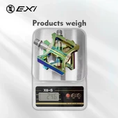 EXİ JT-10 3 Rulmanlı Alüminyum Alaşımlı Mtb Bmx Şehir Ve Yol Bisikleti Pedalı Siyah - 9