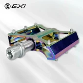 EXİ JT-10 3 Rulmanlı Alüminyum Alaşımlı Mtb Bmx Şehir Ve Yol Bisikleti Pedalı Siyah - 3