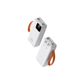 Sunix 30.000 Mah 22,5W Kendinden Kablolu Taşınabilir Powerbank Beyaz PB-60 - 1