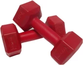 Delta 1 Kg x 2 Adet Köşeli Plastik Dambıl Ağırlık Seti - 2