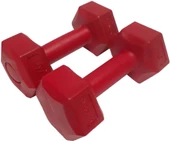 Delta 1 Kg x 2 Adet Köşeli Plastik Dambıl Ağırlık Seti - 3