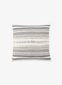 Fringe Gri-Siyah Yastık Kılıfı 45x45 cm - 1
