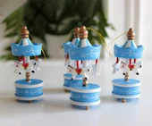 Nostaljik Mavi Mini Atlı Karınca Seti 6'lı - 2