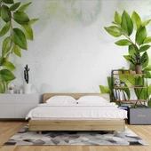 Yaprak Dekorlu Duvar Kağıdı thumbnail 2