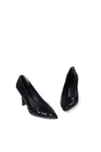 Papuçcity Dnz 03014 8,5 Cm Topuklu Kadın Desenli Stiletto Ayakkabı - 1
