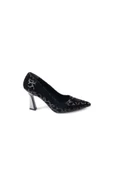 Papuçcity Dnz 03014 8,5 Cm Topuklu Kadın Desenli Stiletto Ayakkabı - 3