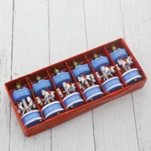 Nostaljik Mavi Mini Atlı Karınca Seti 6'lı - 3