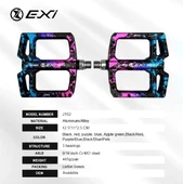 EXİ JT-62 3 Rulmanlı Alüminyum Alaşımlı Mtb Bmx Şehir Ve Yol Bisikleti Geniş Pedal Kırmızı - 2