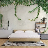 Duvar Dokulu Sarmaşık Dekorlu Duvar Kağıdı thumbnail 2