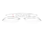 S-Dizayn Fiat Egea SD Krom Arka Tampon Difüzör Çıtası 3 Prç. 2015 Üzeri (Mat Krom) - 2
