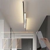Aksungur / Plafonyer Avize / 120 cm / 3 'lü Line / 3 Renk Işık - 4