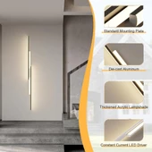 Aksungur / Plafonyer Avize / 120 cm / 3 'lü Line / 3 Renk Işık - 3