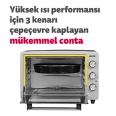 Simfer 3426 İnox Gri 34 Litre Statik Midi/Mini Fırın - 4
