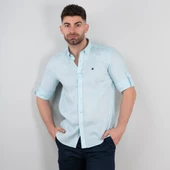 PAUL MARTİN REGULAR FİT KETEN ERKEK GÖMLEK thumbnail 7