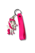 Ulaş Aksesuar   Unicorn Pembe Renk Bilekli Silikon Anahtarlık&Çanta Aksesuarı - 1
