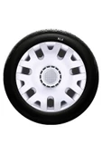 Fiat Uyumlu 14 Inc Kırılmaz SKS Jant Kapağı 1 Takım 4 Adet No:204 - 1