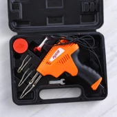 Rico Profesyonel Havya Tabancası Lehim Makinesi Havya Kalemi Tel Pasta Set Çantalı 200W KK1935 - 6