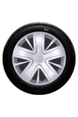 Fiat Uyumlu 15 Inc Kırılmaz SKS Jant Kapağı 1 Takım 4 Adet No:341 - 1
