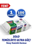 Solo Temizlikte Ultra Güç Sedir Ağacı&yasemin Esintisi Yüzey Temizlik Havlusu 100 Yaprak - 1
