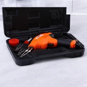 Rico Profesyonel Havya Tabancası Lehim Makinesi Havya Kalemi Tel Pasta Set Çantalı 200W KK1935 - 5