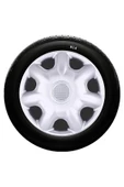 Fiat Uyumlu 14 Inc Kırılmaz SKS Jant Kapağı 1 Takım 4 Adet No:218 - 1