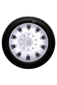 Ford Uyumlu 16 Inc Kırılmaz SKS Jant Kapağı 1 Takım 4 Adet No:401 - 1