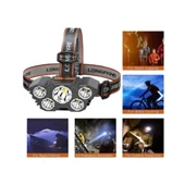 Kafa Lambası 5 Başlıklı Şarjlı - 2