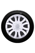 Ford Uyumlu 15 Inc Kırılmaz SKS Jant Kapağı 1 Takım 4 Adet No:330 - 1