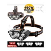 Kafa Lambası 5 Başlıklı Şarjlı - 1