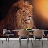 Aslan Temalı Duvar Kağıdı - 4