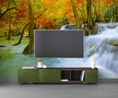 Orman ve Şelale Manzaralı Duvar Kağıdı thumbnail 3