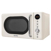 Simfer SK4605 700W Retro Krem Dijital Mikrodalga Fırın thumbnail 2