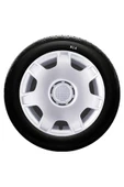 Opel Uyumlu 14 Inc Kırılmaz SKS Jant Kapağı 1 Takım 4 Adet No:205 - 1
