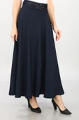 SORALLİNE KADIN KLOŞ ETEK KIŞLIK 779 LACİVERT - 3