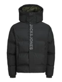 JACK JONES Önü Yazı Baskılı Erkek Siyah Renk Mont 12261971 - 1