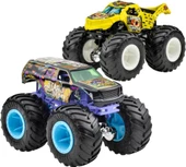 Hot Wheels Monster Trucks 1:64 Güçlü İkili Arabalar TOTALED - CRATE DANGER FYJ64-HWN57 - 1