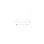 İzeltaş 6x7 mm Kovan Anahtar İki Ağız - 2