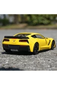 CHEVYROLET CORVETTE Z06 1/24 SARI RENK MODEL ARABA KOLEKSİYON - 7