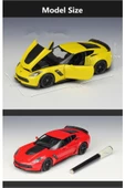 CHEVYROLET CORVETTE Z06 1/24 KIRMIZI RENK MODEL ARABA KOLEKSİYON - 4