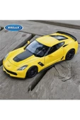 CHEVYROLET CORVETTE Z06 1/24 SARI RENK MODEL ARABA KOLEKSİYON - 6