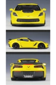 CHEVYROLET CORVETTE Z06 1/24 SARI RENK MODEL ARABA KOLEKSİYON - 3
