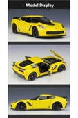 CHEVYROLET CORVETTE Z06 1/24 SARI RENK MODEL ARABA KOLEKSİYON - 4