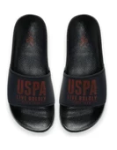 U.S. Polo Assn. 101685199 Gusty 4fx Çocuk Terlik A101685199 Siyah-Lacivert - 3